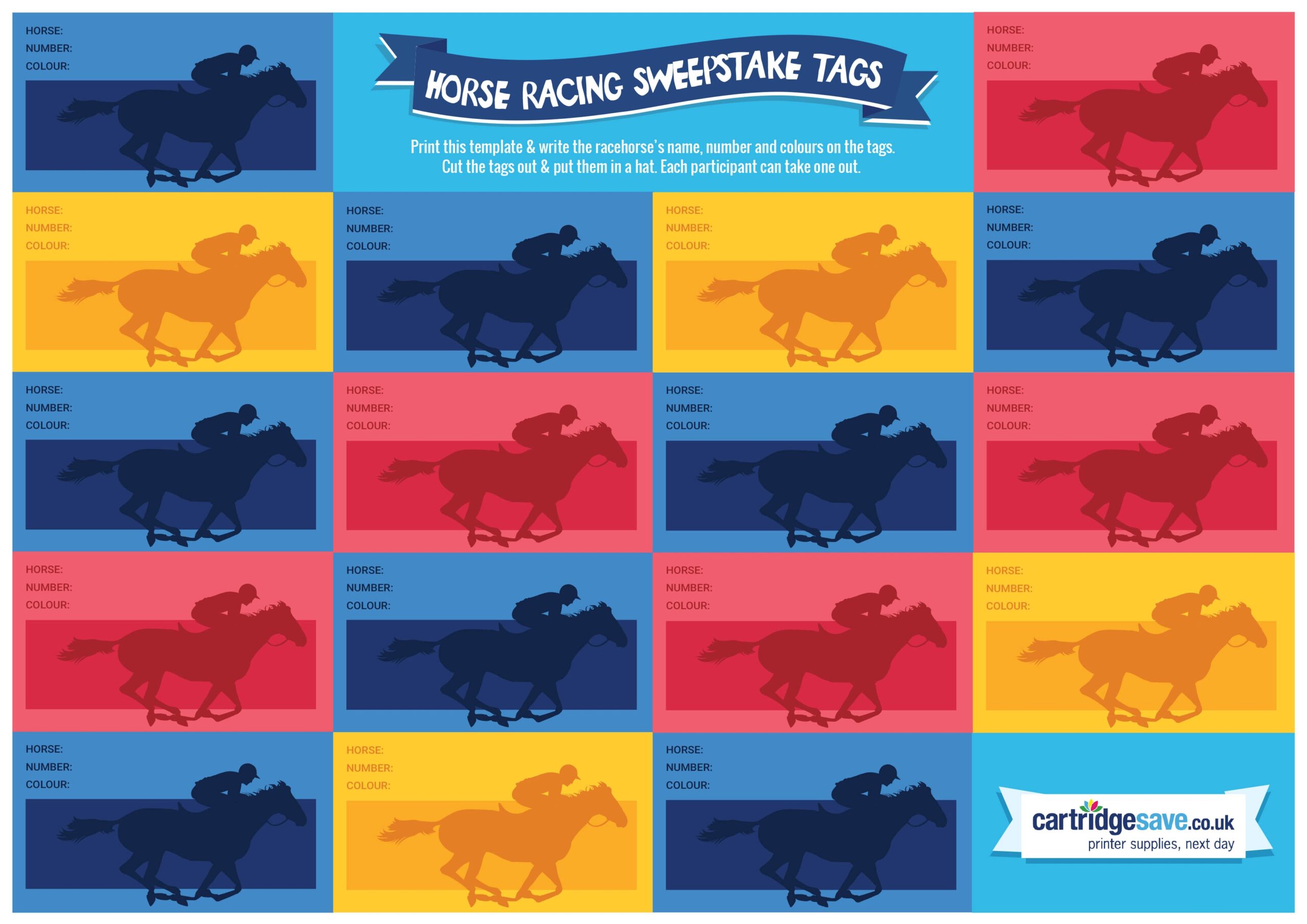 Printable Sweepstake For Ascot Print What Matters