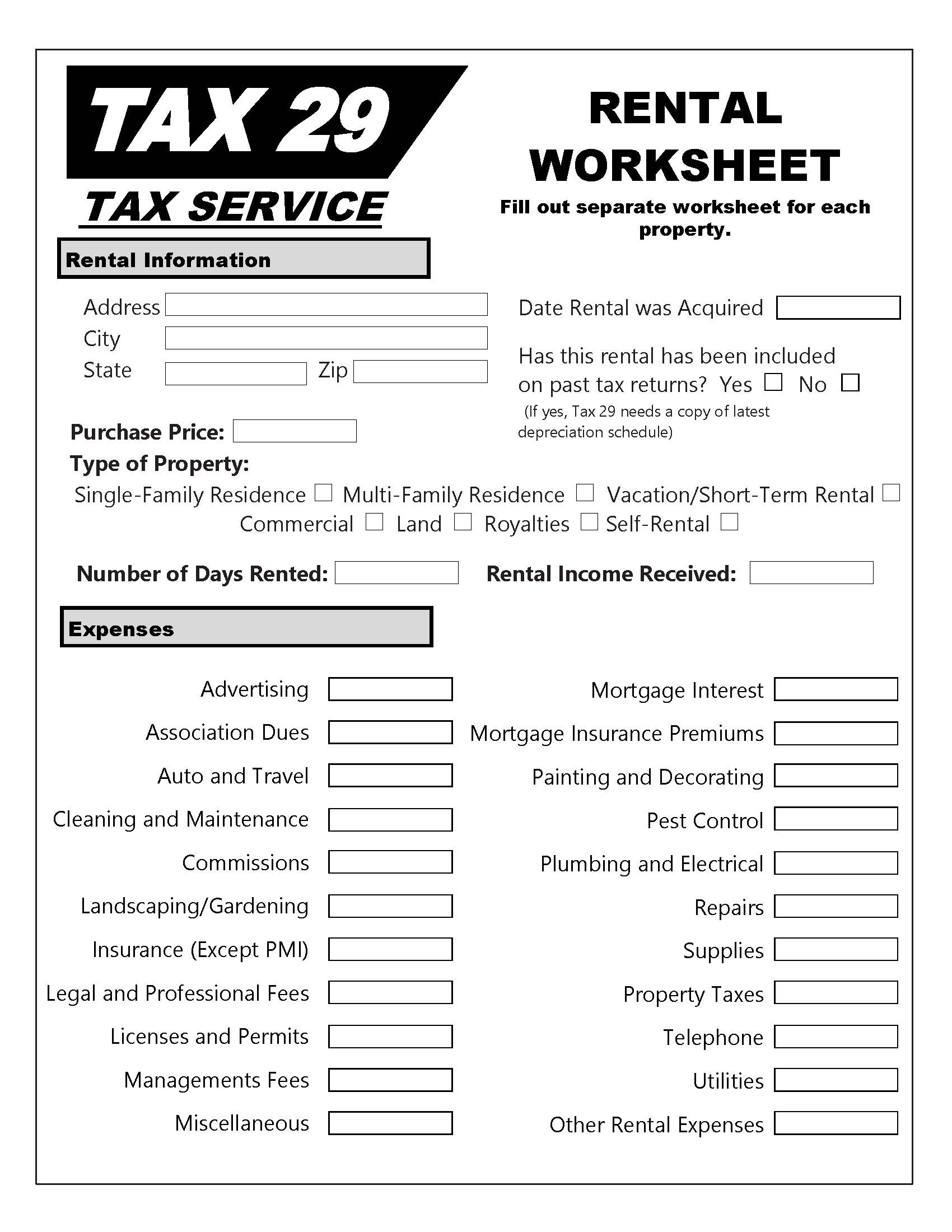 Resources Tax 29