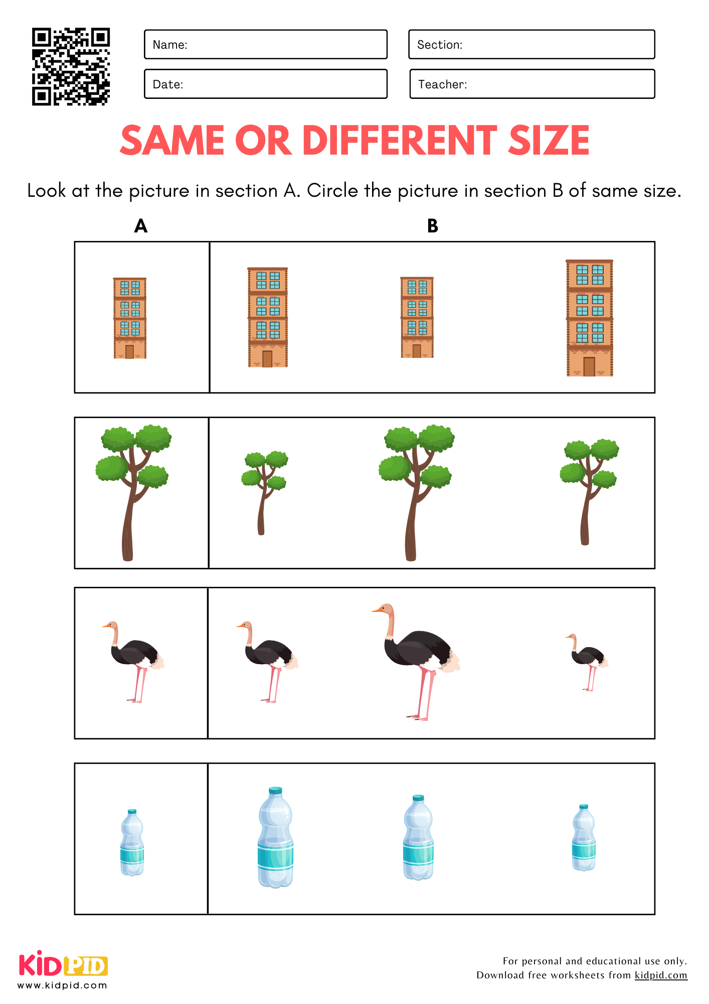 same or different worksheet