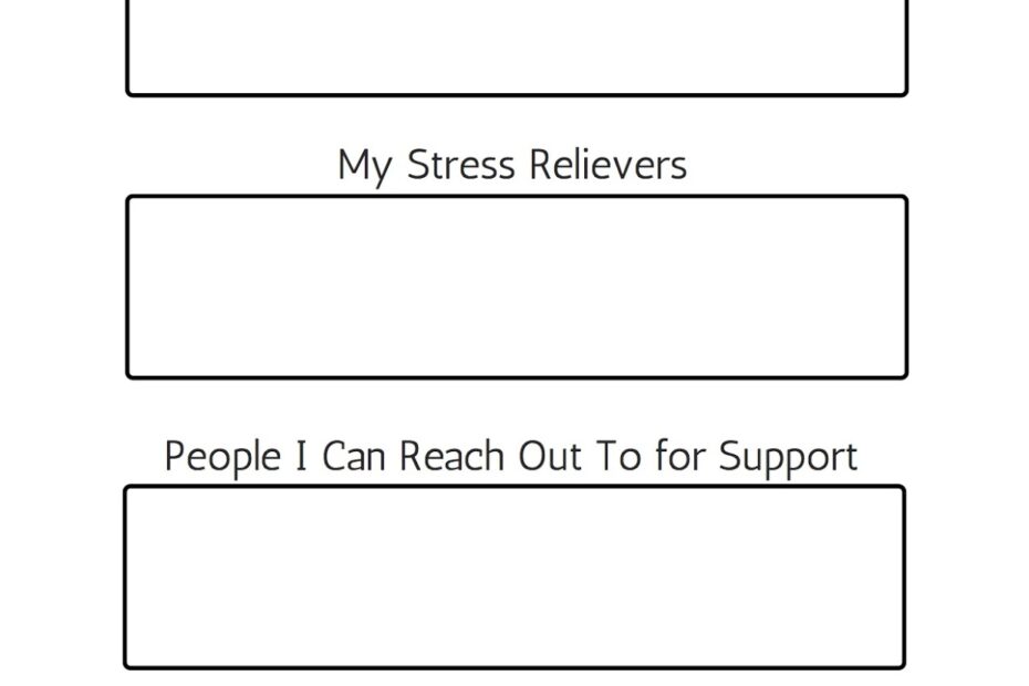 Self Care Action Plan Danny s Place