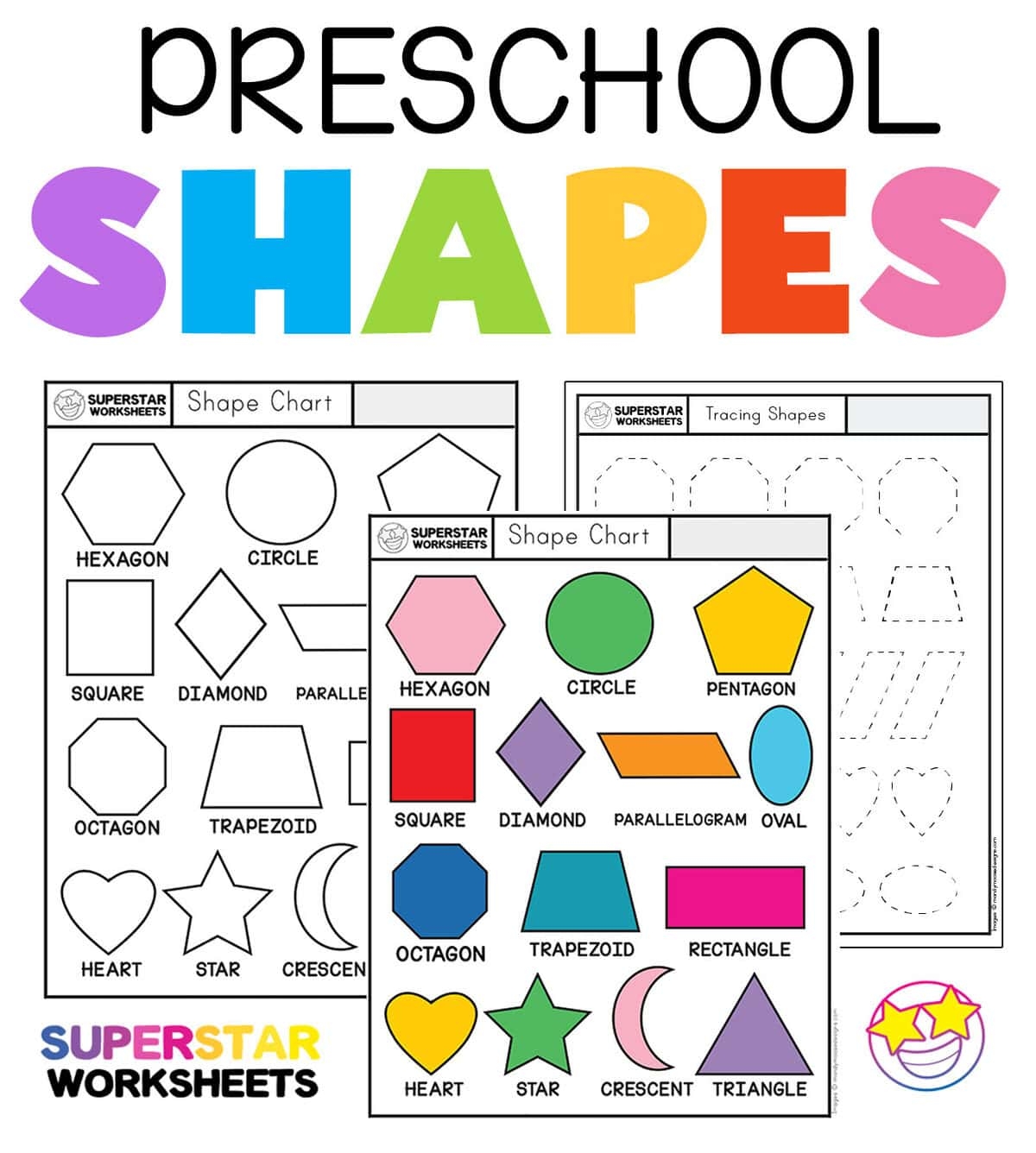 printable worksheet shapes