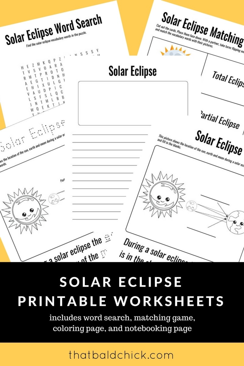 solar eclipse worksheet pdf