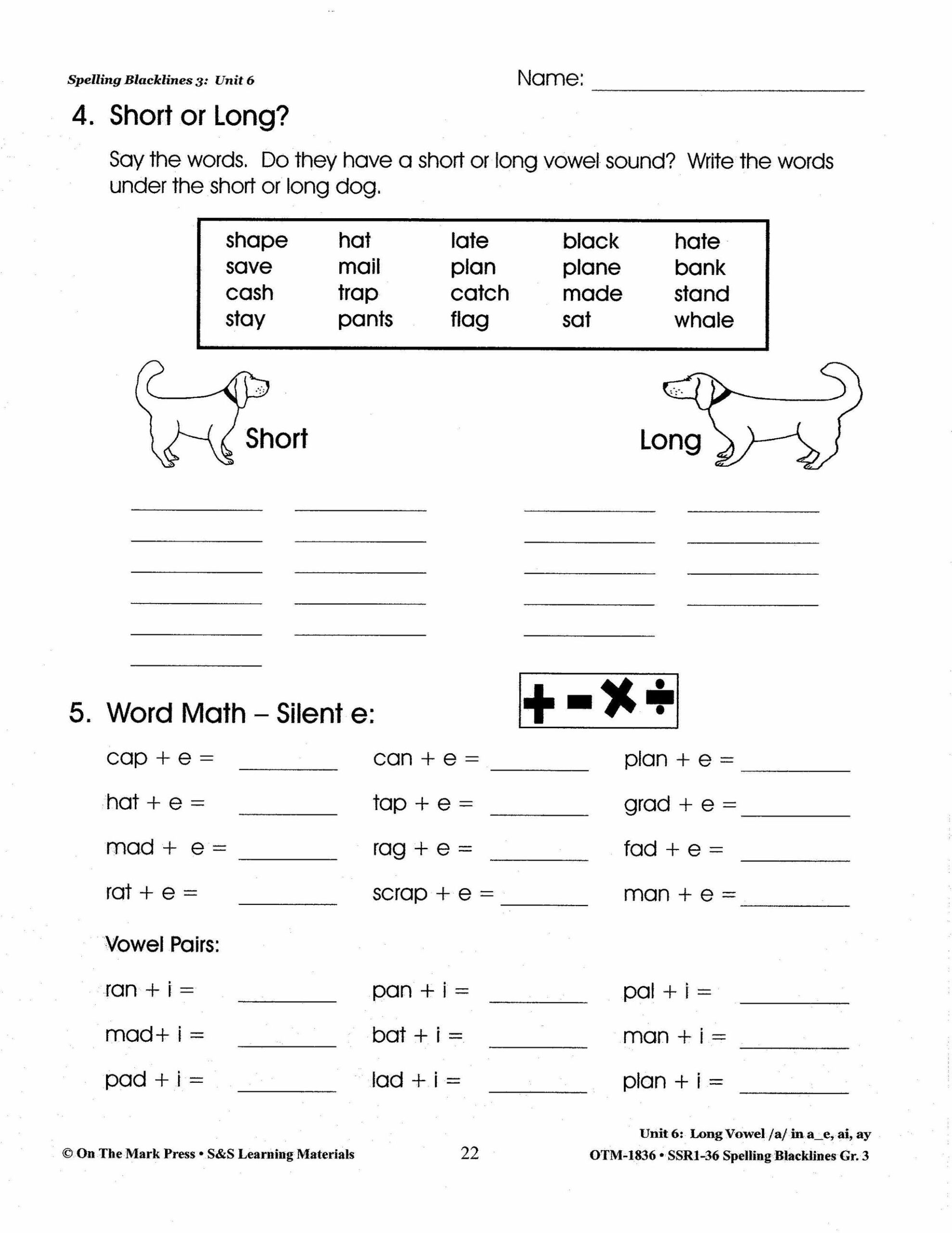Spelling Grade 3 Worksheets 36 Weeks A FULL YEAR Worksheets Library
