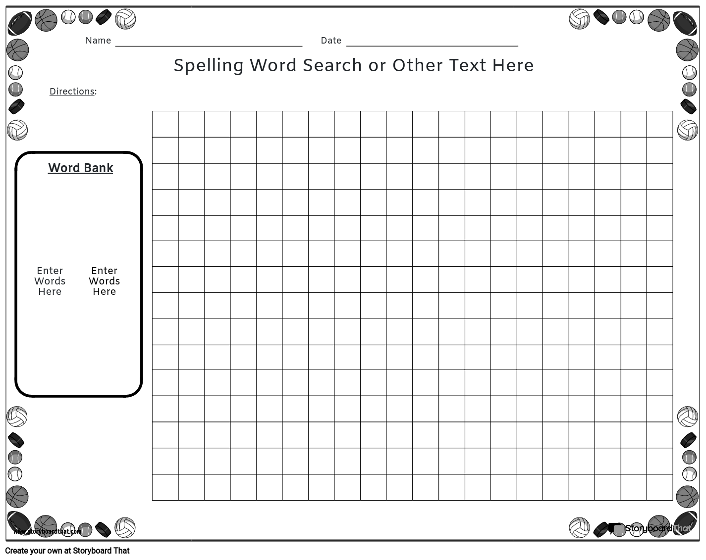 free spelling worksheet generator