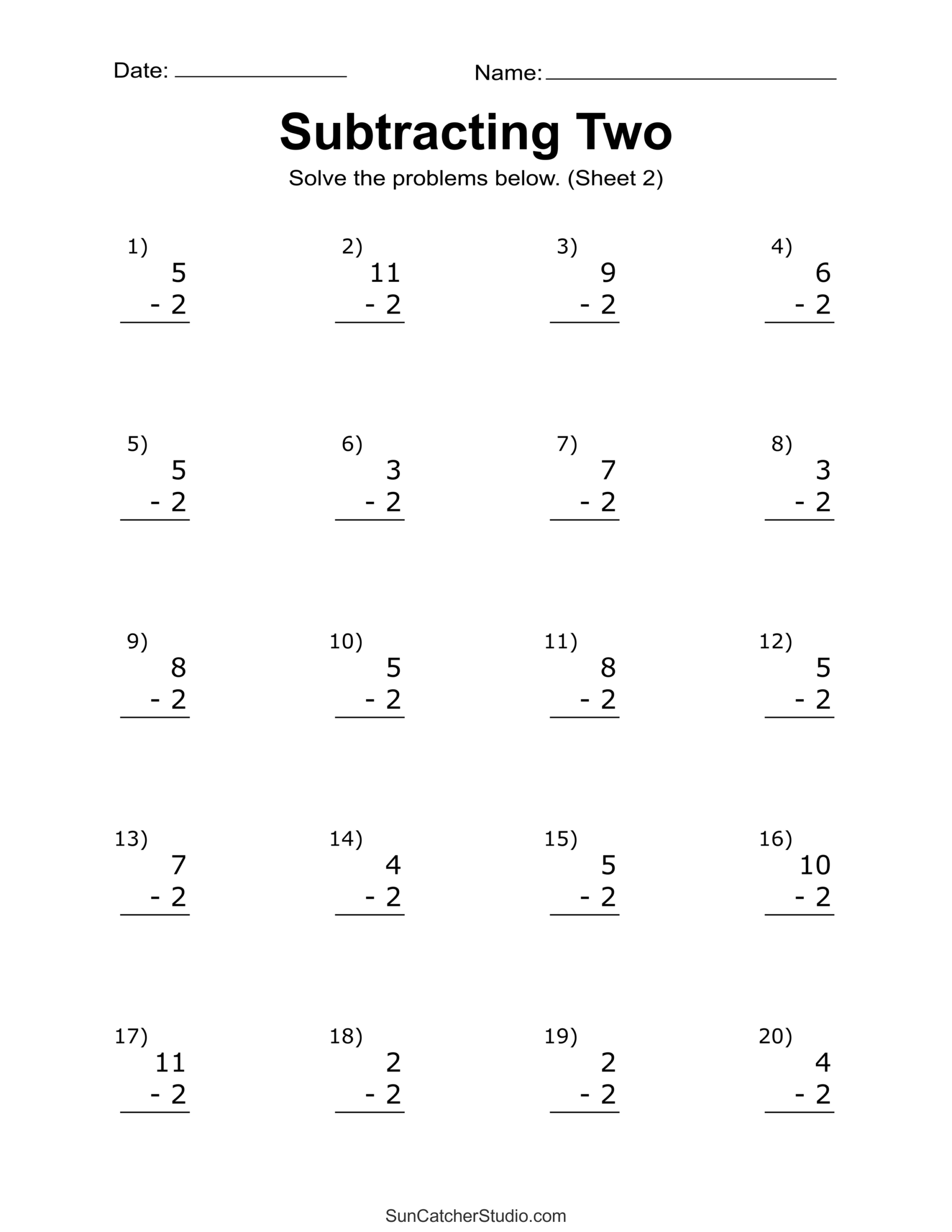 Subtraction Worksheets Free Printable Math Drills Free Printables Monograms Design Tools Patterns U0026 DIY Projects
