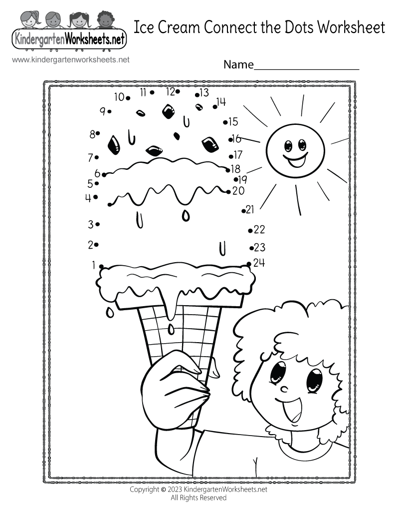 connect the dots worksheet