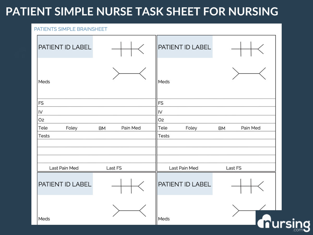 Ultimate Nursing Report Sheet Database U0026 Free Downloads