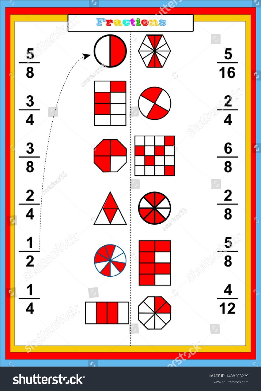 fraction math worksheets