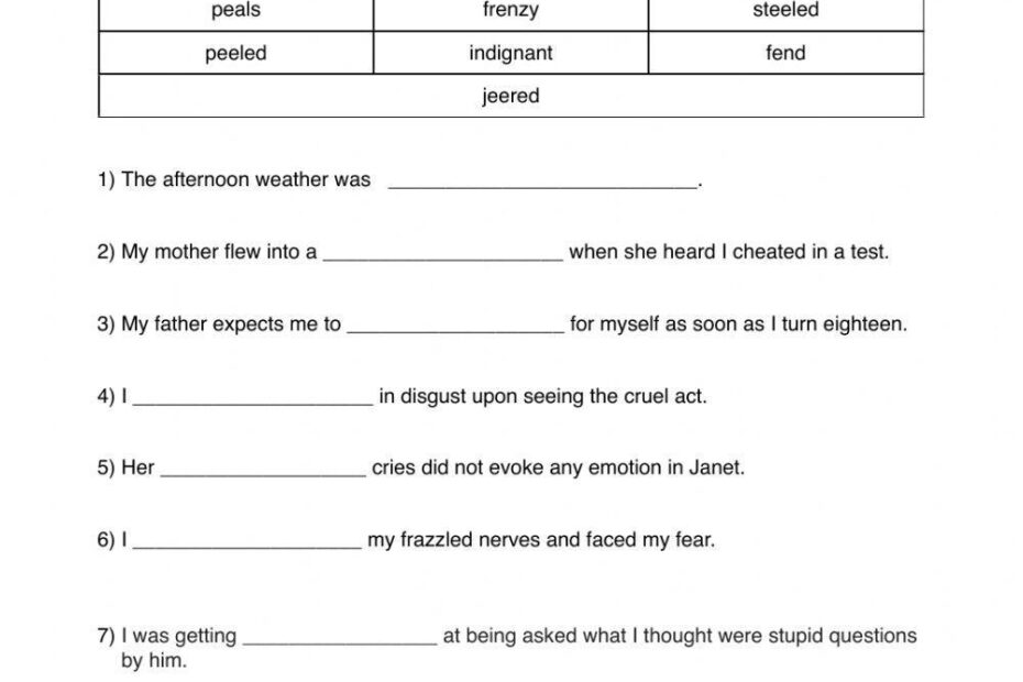 Vocabulary Interactive Exercise For GRADE 7 Live Worksheets Worksheets Library