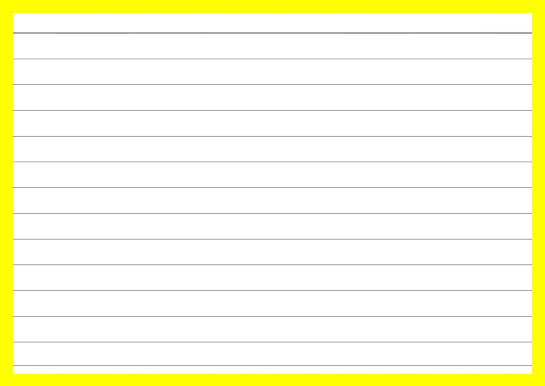printable blank flash cards with lines